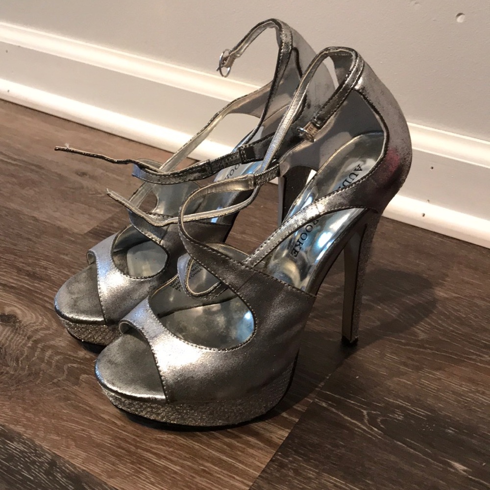 Strappy open toed stilettos